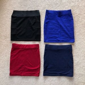 Bodycon mini skirt bundle